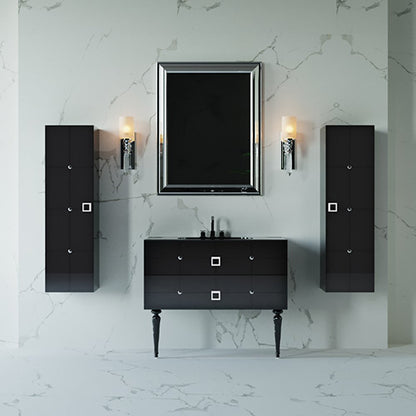 Lutettia Collection-Single Sink Bathroom Vanity - Golzar Home