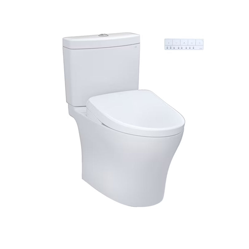 TOTO Aquia IV Washlet+ Dual Flush Two-Piece Toilet - 1.28/0.9 GPF - Golzar Home