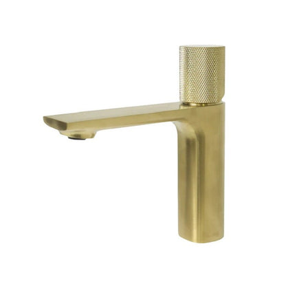 TIMELYSS Single Hole lavatory faucet - F11127X Knurled Version - Golzar Home