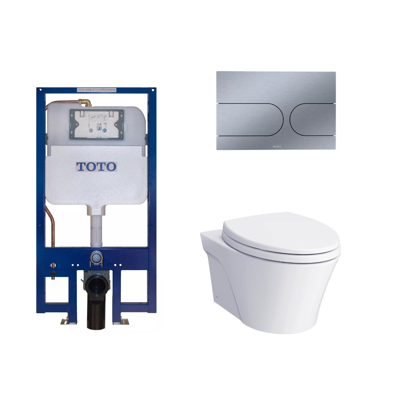 TOTO AP Wall Hung Toilet & In - wall Tank System 1.28/0.9 GPF - Golzar Home