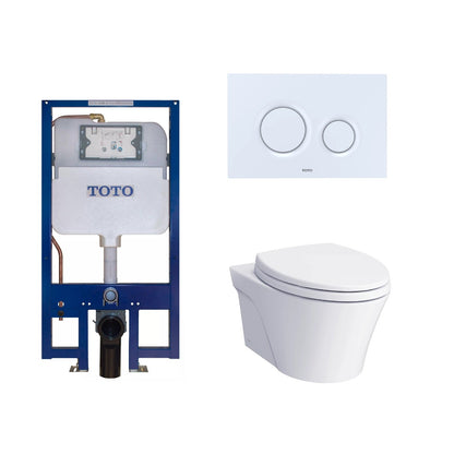 TOTO AP Wall Hung Toilet & In - wall Tank System 1.28/0.9 GPF - Golzar Home