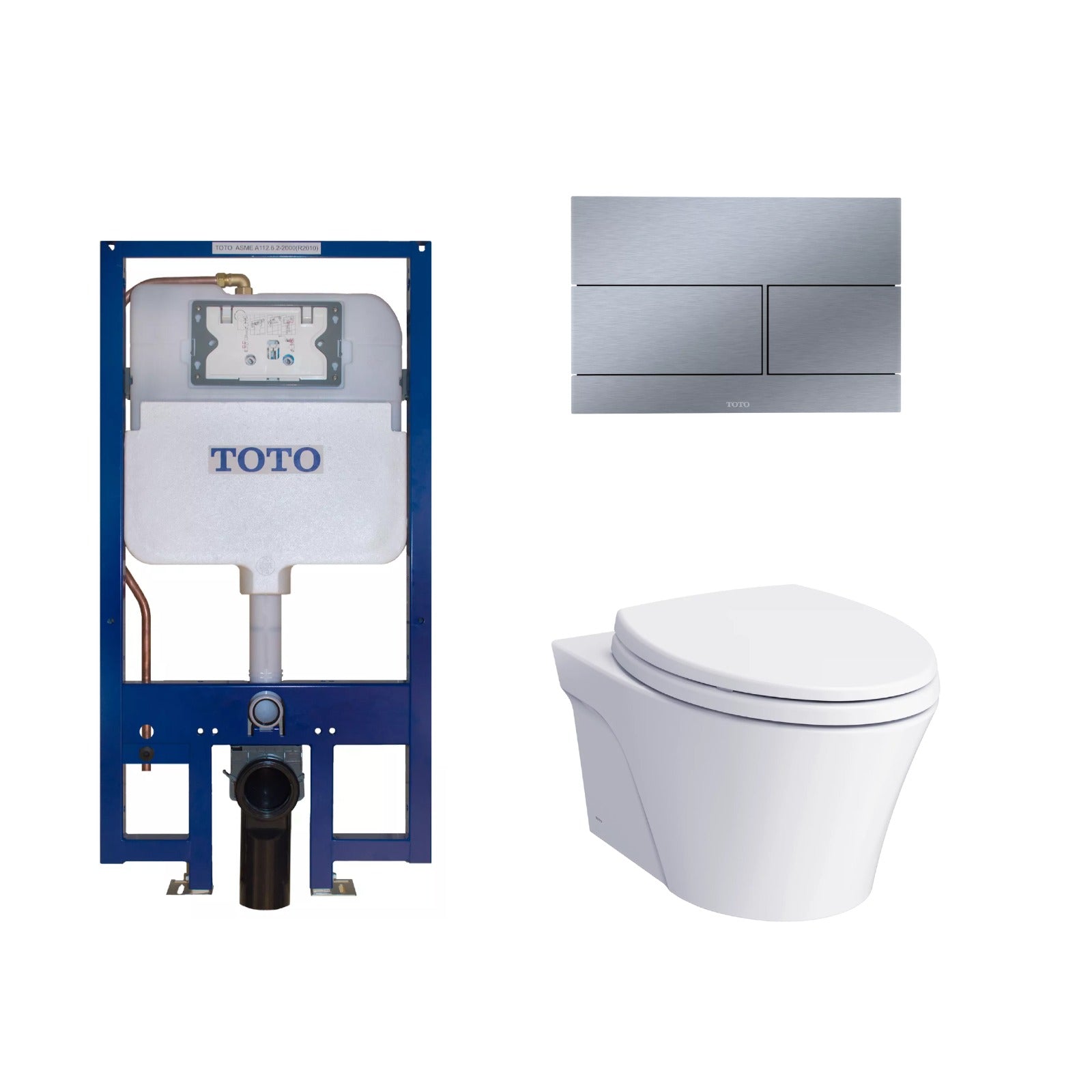 TOTO AP Wall Hung Toilet & In - wall Tank System 1.28/0.9 GPF - Golzar Home