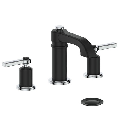 ZEHN 8 - inch WIDESPREAD LAVATORY FAUCET WITH POP - UP DRAIN - Z1 LEVER - Golzar Home